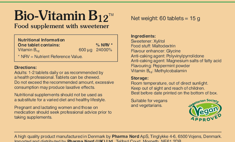 Pharma Nord Bio-Vitamin B12 60 tabs