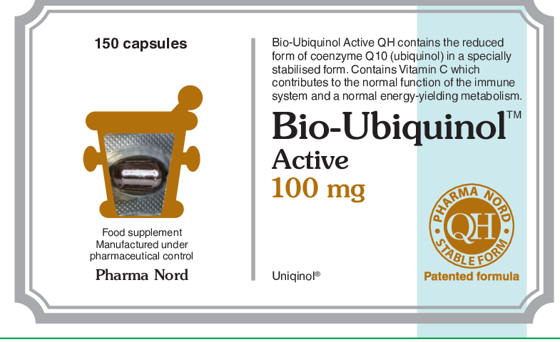 Pharma Nord Bio-Active Q10 Uniquinol 100mg (Ubiquinol) 150 caps