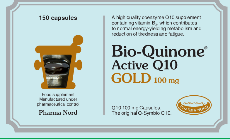 Pharma Nord Bio-Quinone Q10 GOLD 100mg (Ubiquinone) 150 caps