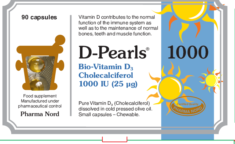 Pharma Nord D Pearls 1000iu 90 caps