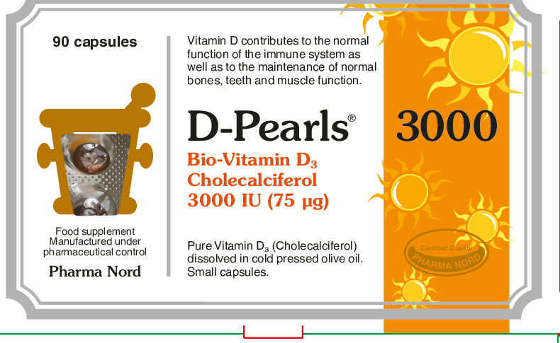 Pharma Nord D Pearls 3000iu 90 caps