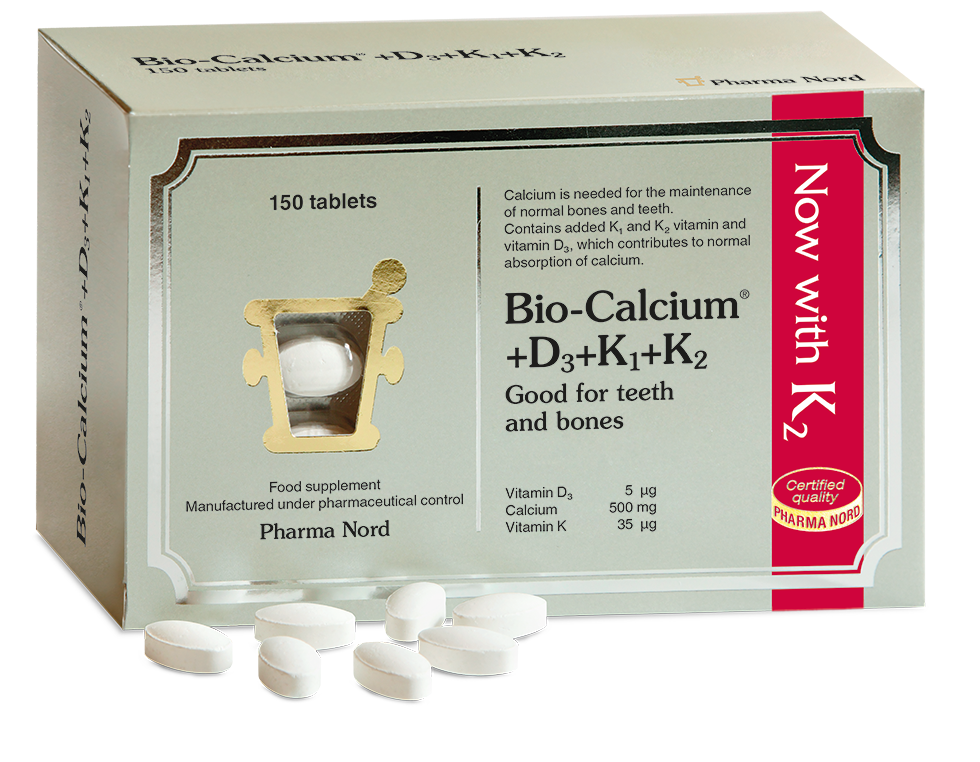 Pharma Nord Bio-Calcium D3+K1+K2 500mg 150 tabs