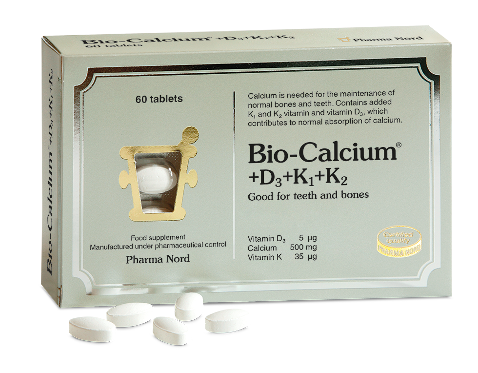 Pharma Nord Bio-Calcium D3+K1+K2 500mg 60 tabs