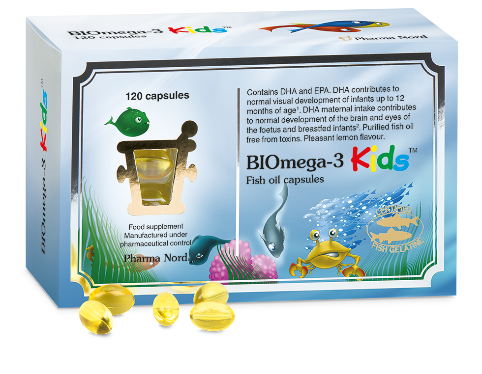 Pharma Nord BIOmega-3 Kids Fish Oil 500mg 120 caps