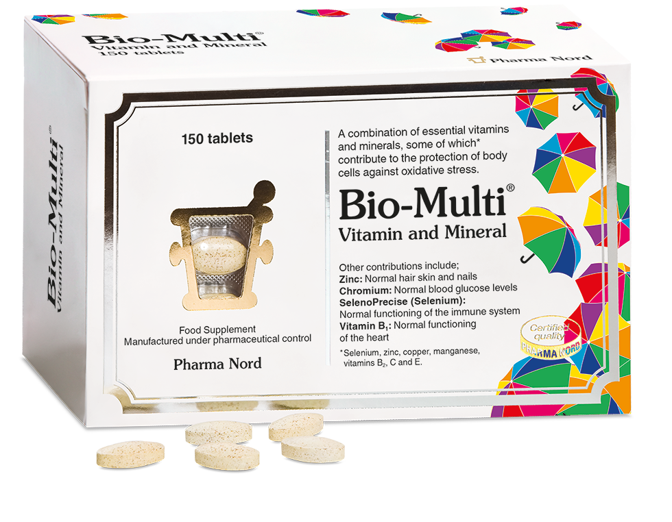Pharma Nord Bio-Multi Vitamin and Mineral - Iron free 150 tabs