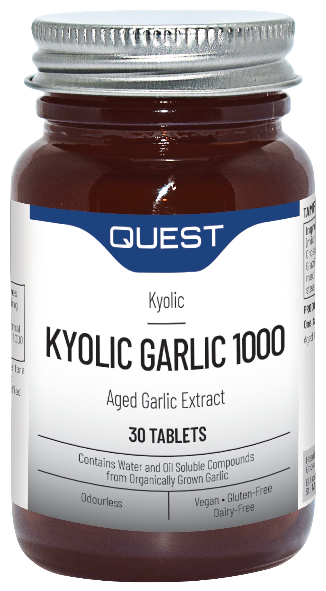 Quest Vitamins - Kyolic Garlic 1000mg Extract (30 Tablets)