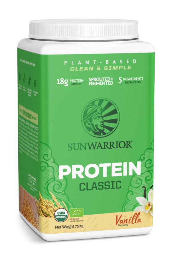 Sunwarrior Protein Classic 750g - Vanilla Flavoured