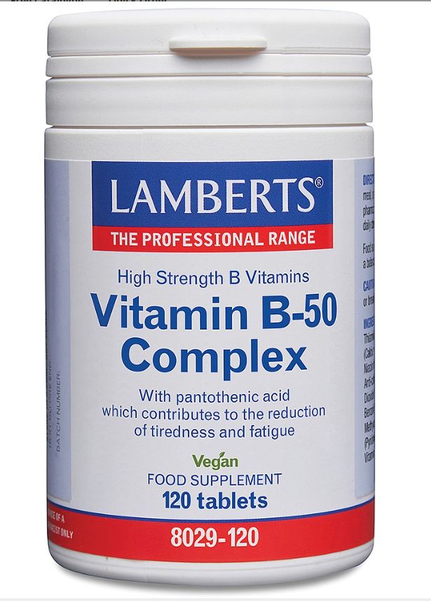 Lamberts Vitamin B-50 Complex ( 120 Tablets ) # 8029