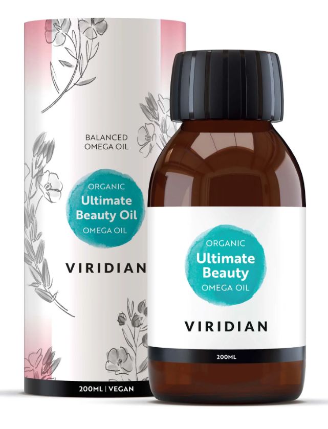 Viridian Ultimate Beauty Omega Oil (Organic) 200ml size #500 Up To 30% Off