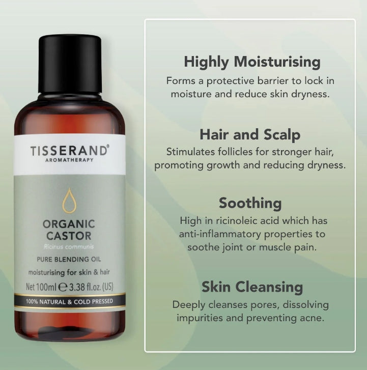 Tisserand Organic Castor Oil 100ml