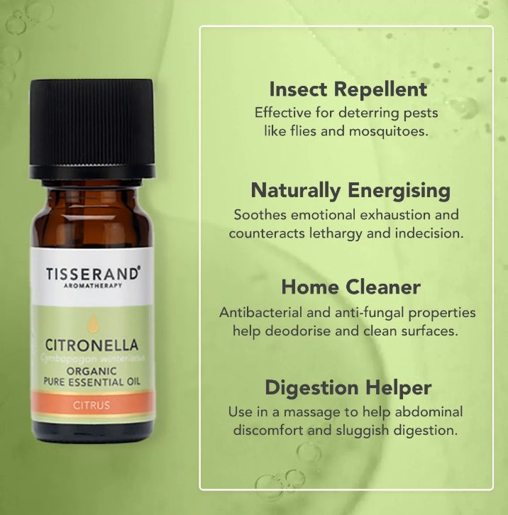 Tisserand Citronella Essential Oil 9ml