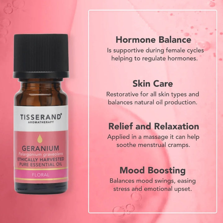 Tisserand Geranium Essential Oil 9ml