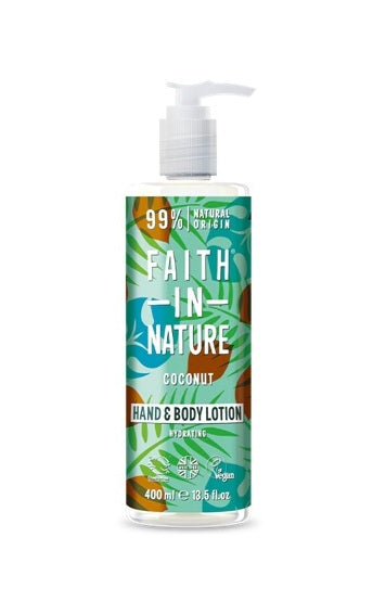 FAITH IN NATURE COCONUT HAND AND BODY LOTION # 400ML