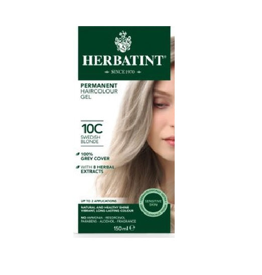 Herbatint Permanent Hair Colour 10C Swedish Blonde - £7.91 when you bulk buy!