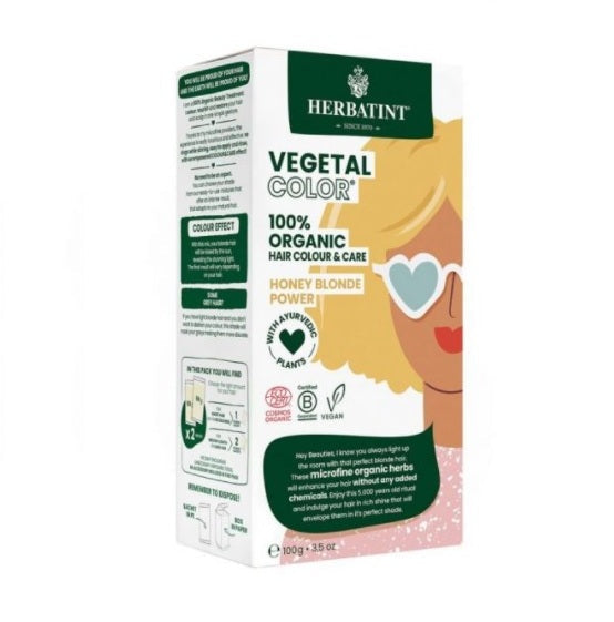 HERBATINT RT07 HONEY BLONDE POWER - 100% of the ingredients are organic