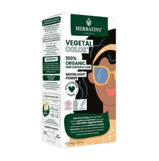 Herbatint RT01 MOON LIGHT POWDER - 100% of the ingredients are organic