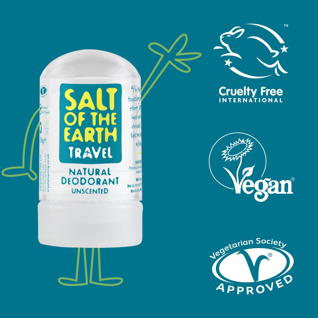 Salt Of The Earth Natural Travel Deodorant # 50 grams