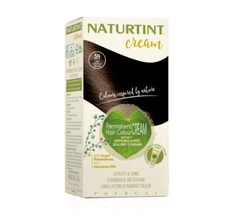 Naturtint CREAM 5N Light Chestnut Brown 155ml (PPD Free)
