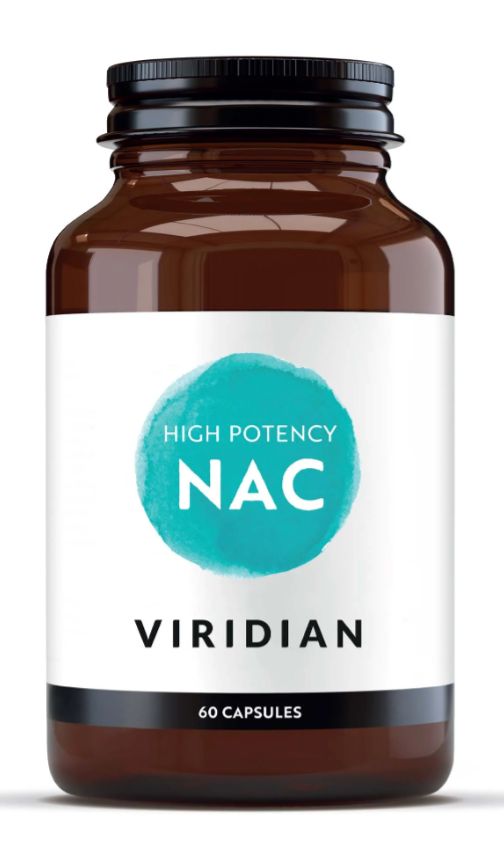Viridian NAC 600mg (High Potency) Veg Caps 60 size #349 Up To 30% Off