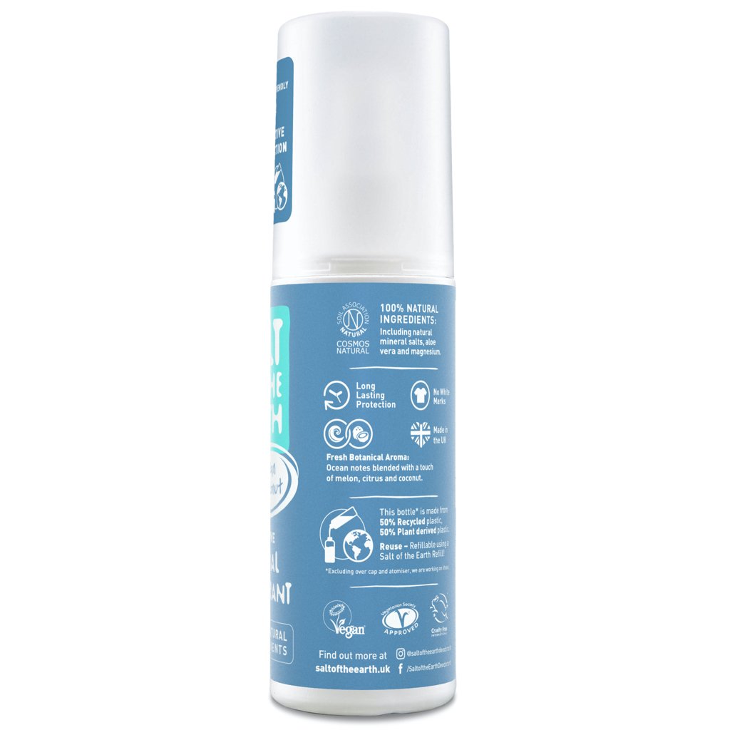 Salt Of The Earth Ocean & Coconut Natural Deodorant Spray # 100ml