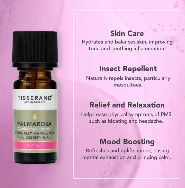 Tisserand Palmarosa Essential Oil 9ml