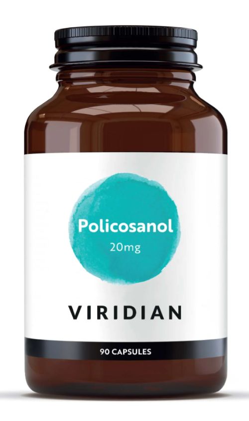 50% Off - Viridian Policosanol 20mg Veg Caps 90 size #379 (Expiry 05-2026)