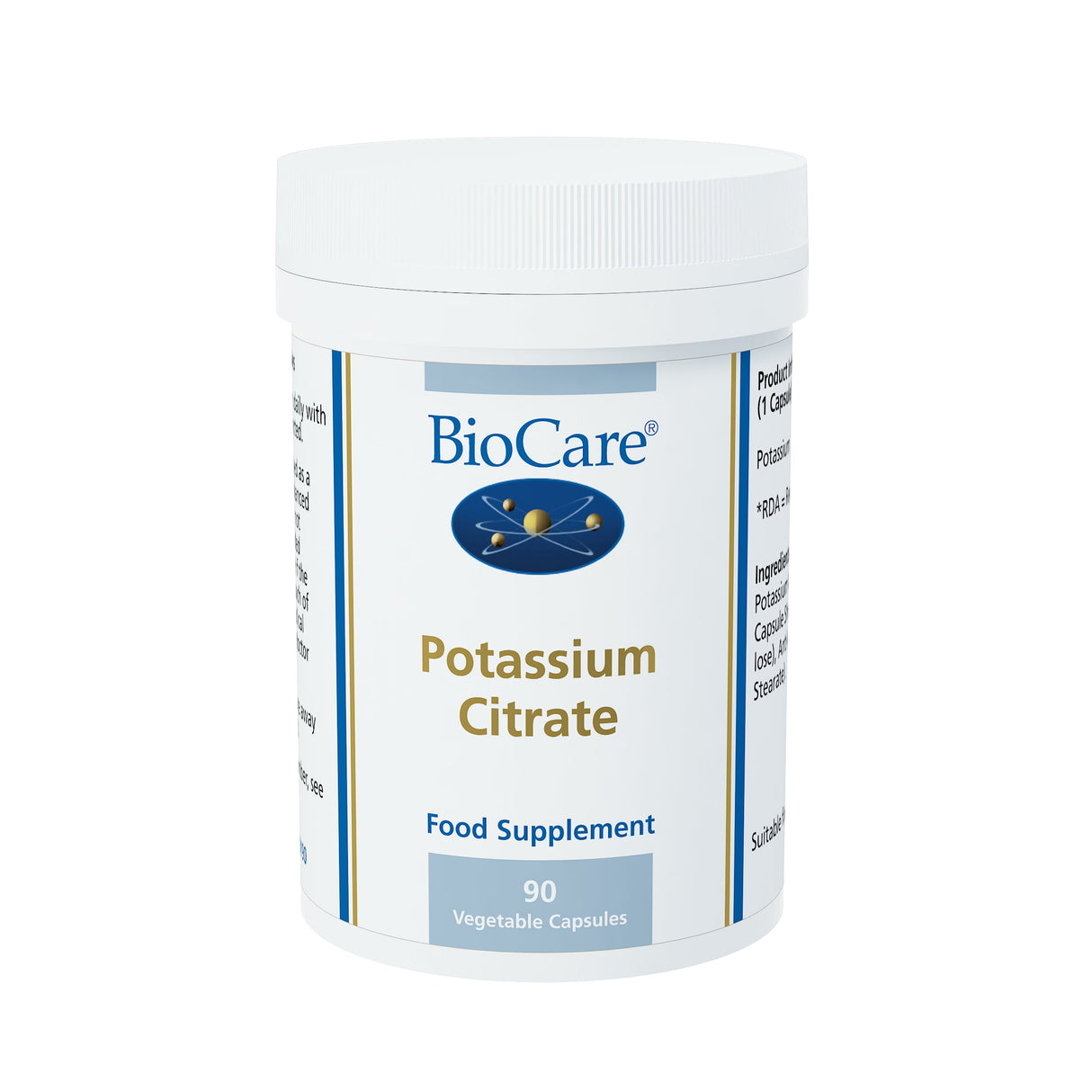 BioCare Potassium Citrate 277mg (100mg elemental potassium) # 30190