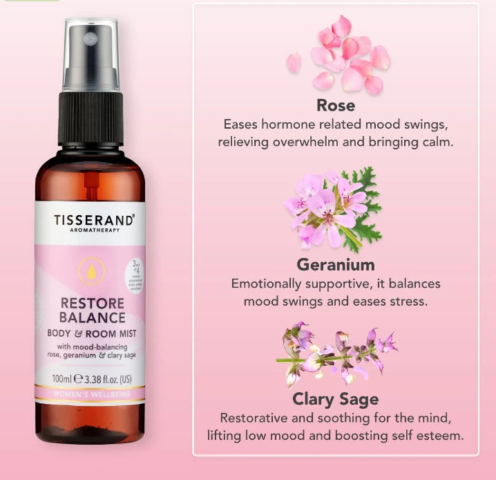 Tisserand Restore Balance Body & Room Mist 100ml