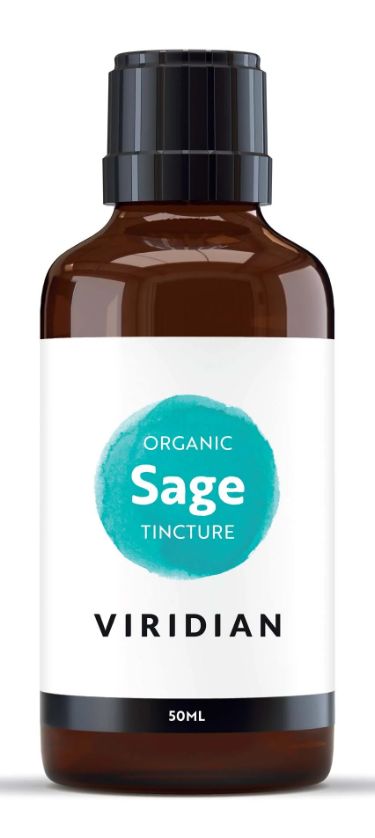 Viridian Sage Tincture (Organic) 50ml size #614 Up To 30% Off