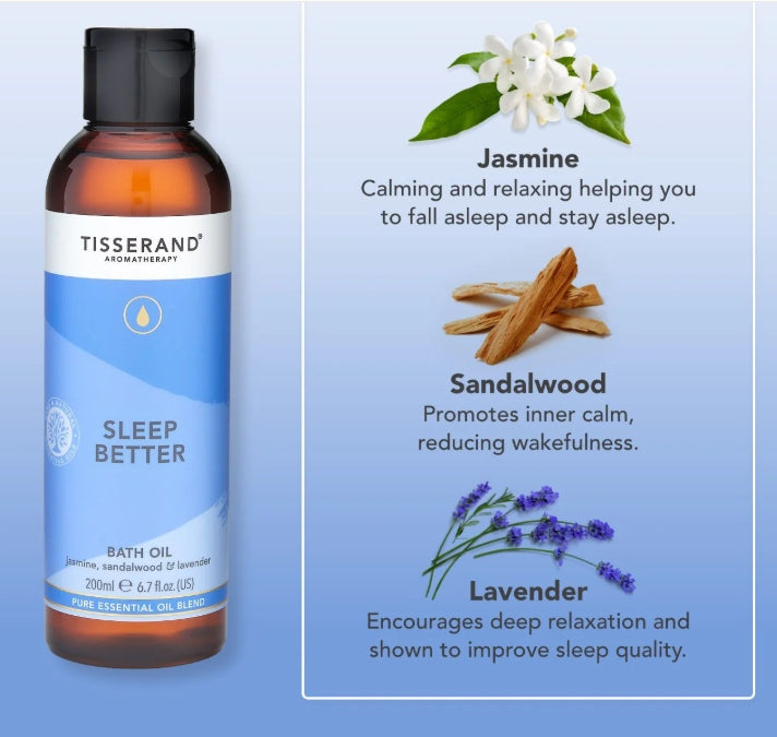 Tisserand Sleep Better Bath Oil 200ml