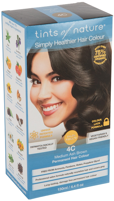 Tints of Nature 4C Medium Ash Brown Permanent Hair Colour