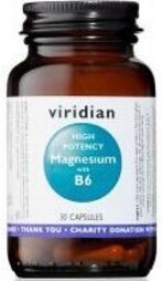 Viridian Magnesium & B6 (High Potency) Veg Caps 30 size #328 Up To 30% Off