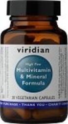 Viridian High Five Formula Multivitamin Veg Caps 30 size #110 Up To 30% Off