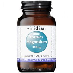 Viridian Magnesium 300mg (High Potency) Veg Caps 30 size #303 Up To 30% Off