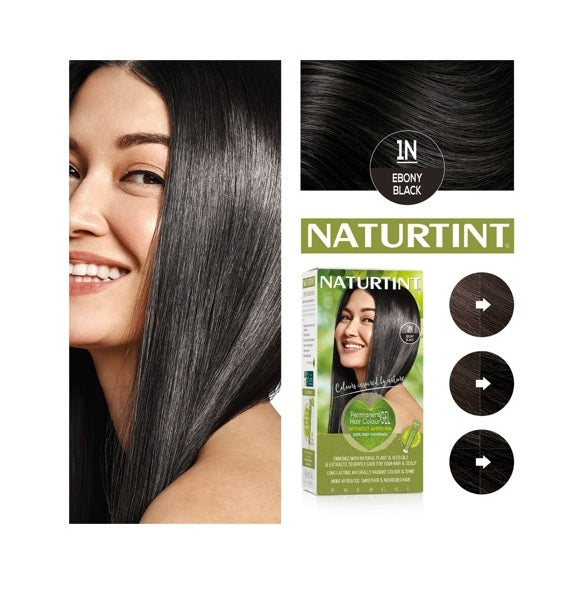 Naturtint Permanent Hair Colourant 1N - Ebony Black - £7.99 with bulk offer