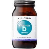 Viridian Vitamin D3 1000iu Veg Caps 90 size #271 Up To 30% Off
