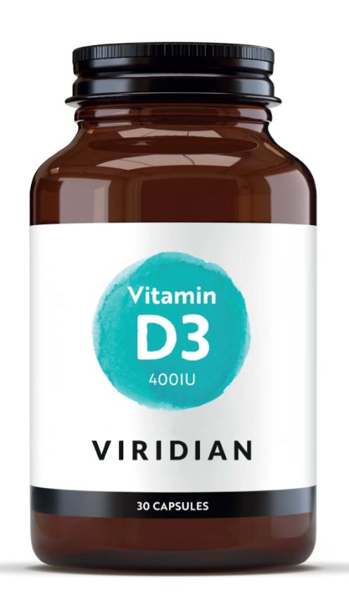 Viridian Vitamin D3 400iu Veg Caps 30 size #268  Up To 30% Off