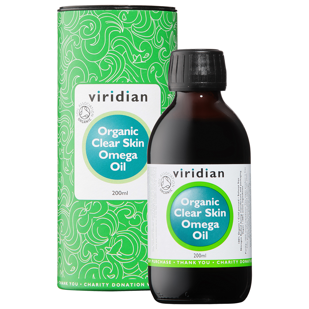 Viridian Clear Skin Omega Oil (Organic) 200ml size #571 Up To 30% Off