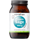 Viridian Organic Sage 400mg Veg Caps 90 size #962 Up To 30% Off
