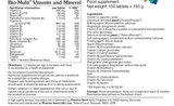 Pharma Nord Bio-Multi Vitamin and Mineral - Iron free 150 tabs