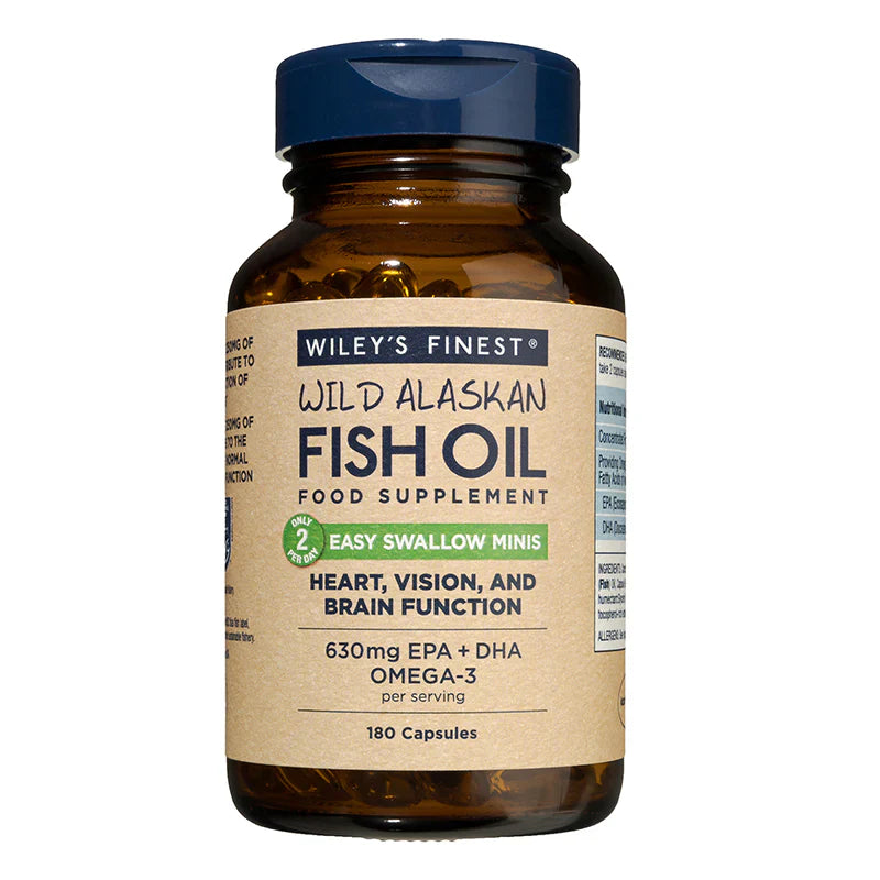 Wiley's Finest Easy Swallow Minis - 180 Softgels - Save 27% When You Buy 3