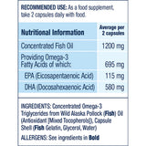 Wiley's Finest Peak Omega-3 DHA Fish Oil Softgels Save 30% When You Buy 3