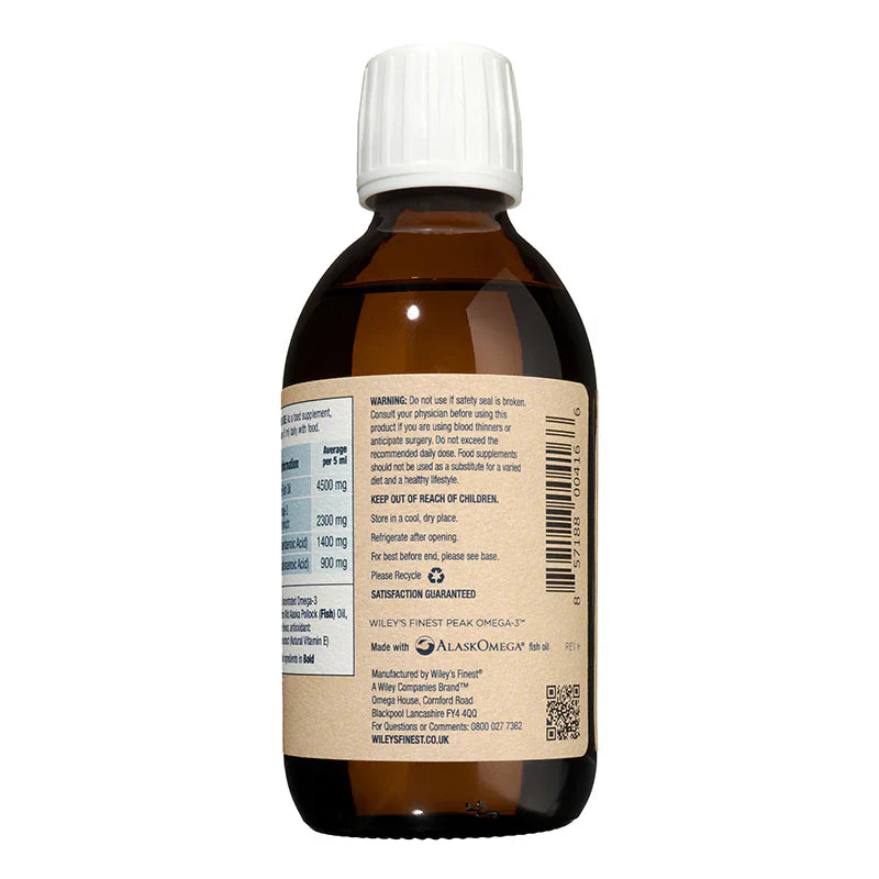 Wiley's Finest Peak Omega-3 Liquid (50 servings) - Save 30% When You Buy 3