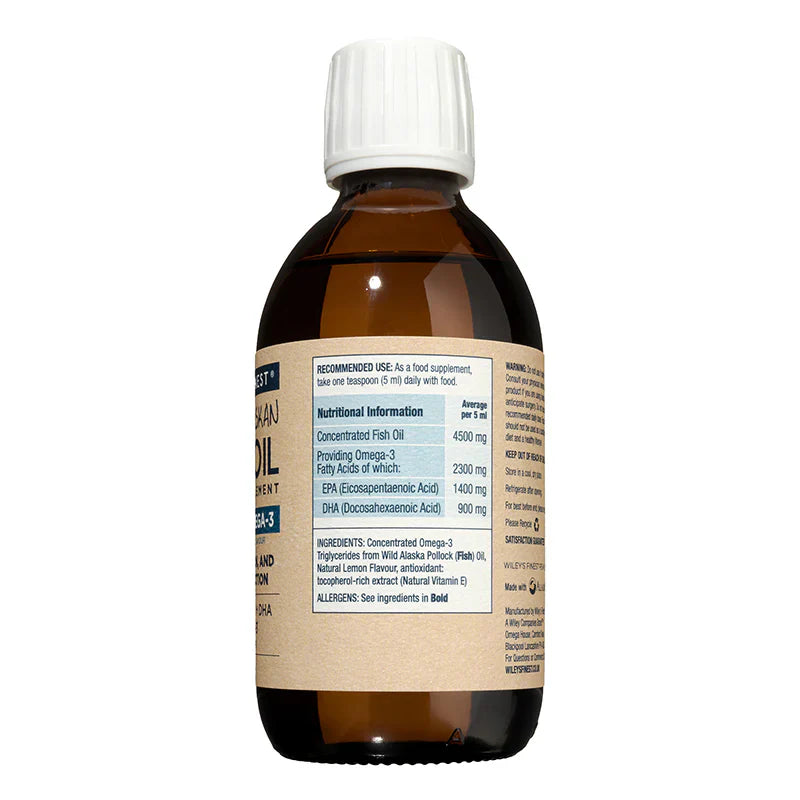 Wiley's Finest Peak Omega-3 Liquid (50 servings) - Save 30% When You Buy 3