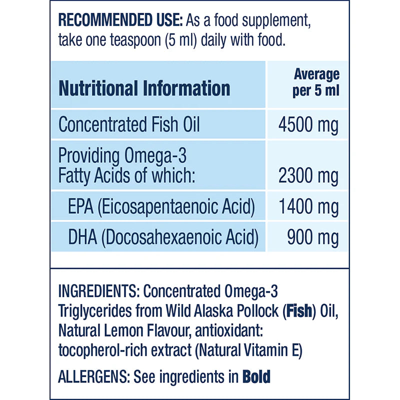 Wiley's Finest Peak Omega-3 Liquid (50 servings) - Save 30% When You Buy 3