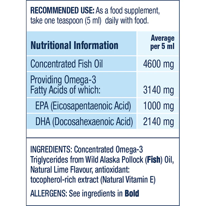 Wiley's Finest Summit DHA Liquid (25 servings) - Save 30% When You Buy 3