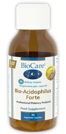 BioCare Bio-Acidophilus Forte (L. Acidophilus & B Bifidum) 30 Billion per capsule # 16130