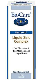 BioCare Nutrisorb Liquid Zinc Complex - 150ml # 220150