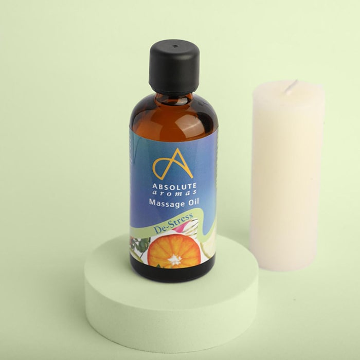 Absolute Aromas De-Stress Bath & Massage Oil 100ml # AA-T987