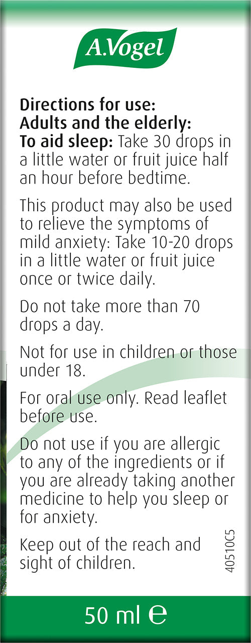 A Vogel Dormeasan 50ml Sleep Valarian-Hops oral drops